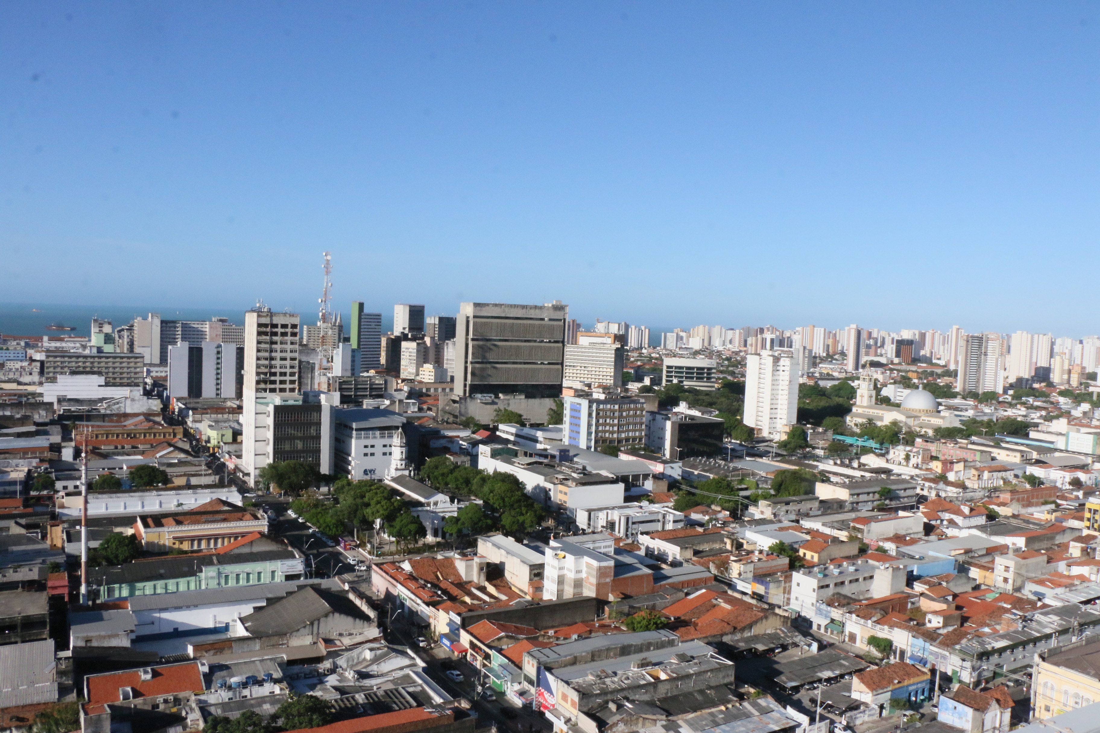 foto aérea de fortaleza